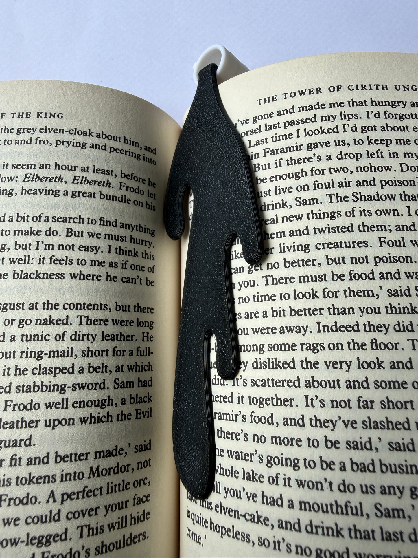 LARGE Drip Bookmark Black Coffee – 3D Printed Page Marker