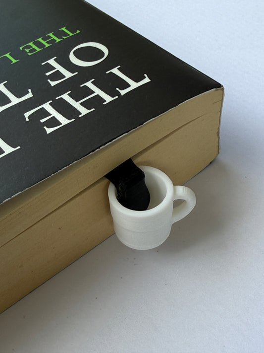 SMALL Drip Bookmark Black Coffee– 3D Printed Page Marker