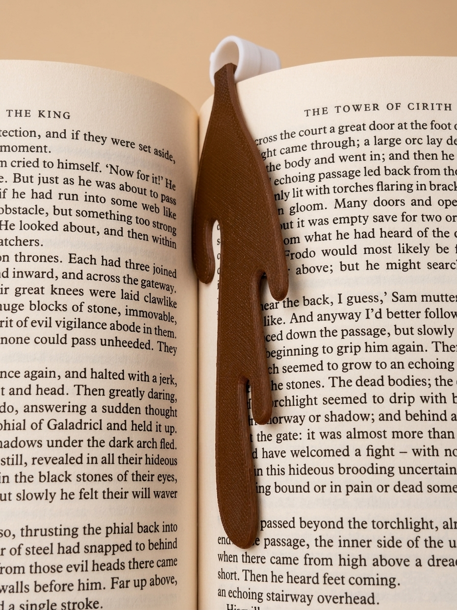 SMALL Drip Bookmark Hot Chocolate– 3D Printed Page Marker