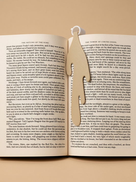 SMALL Drip Bookmark Coffee with Milk– 3D Printed Page Marker